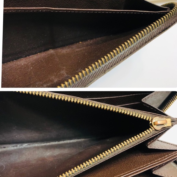 GENUINE SET LOUIS VUITTON Monogram Vernis Zippy Sarah Ebene Wallet Lot - Picture 16 of 16